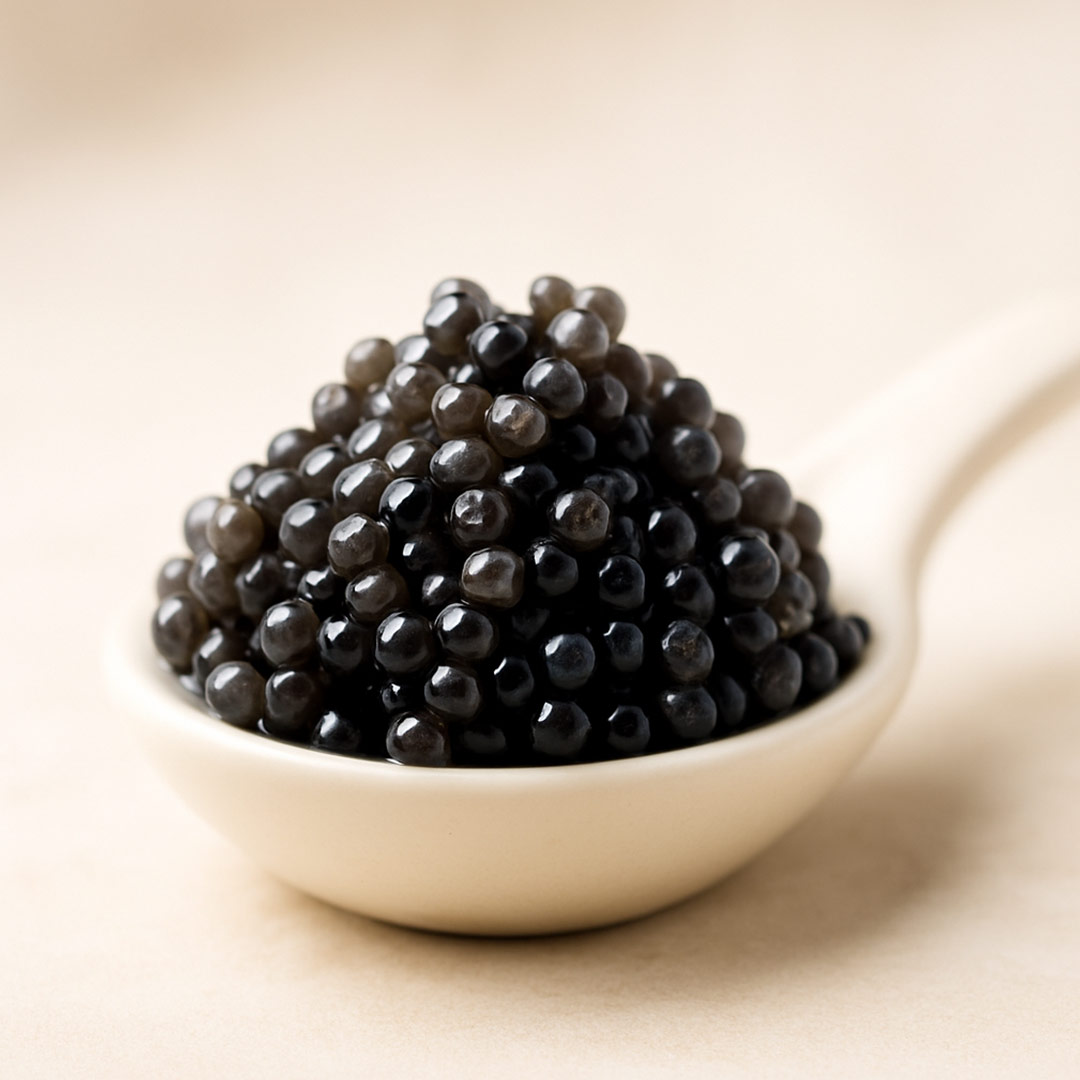 Beluga caviar pearls